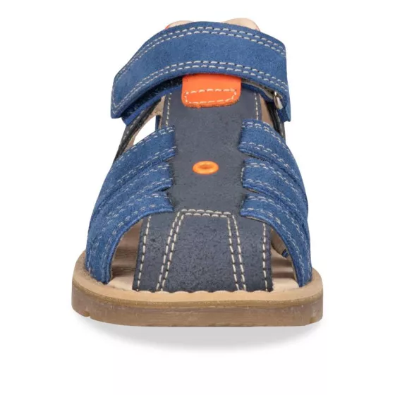 Sandales BLEU CHARLIE & FRIENDS CUIR
