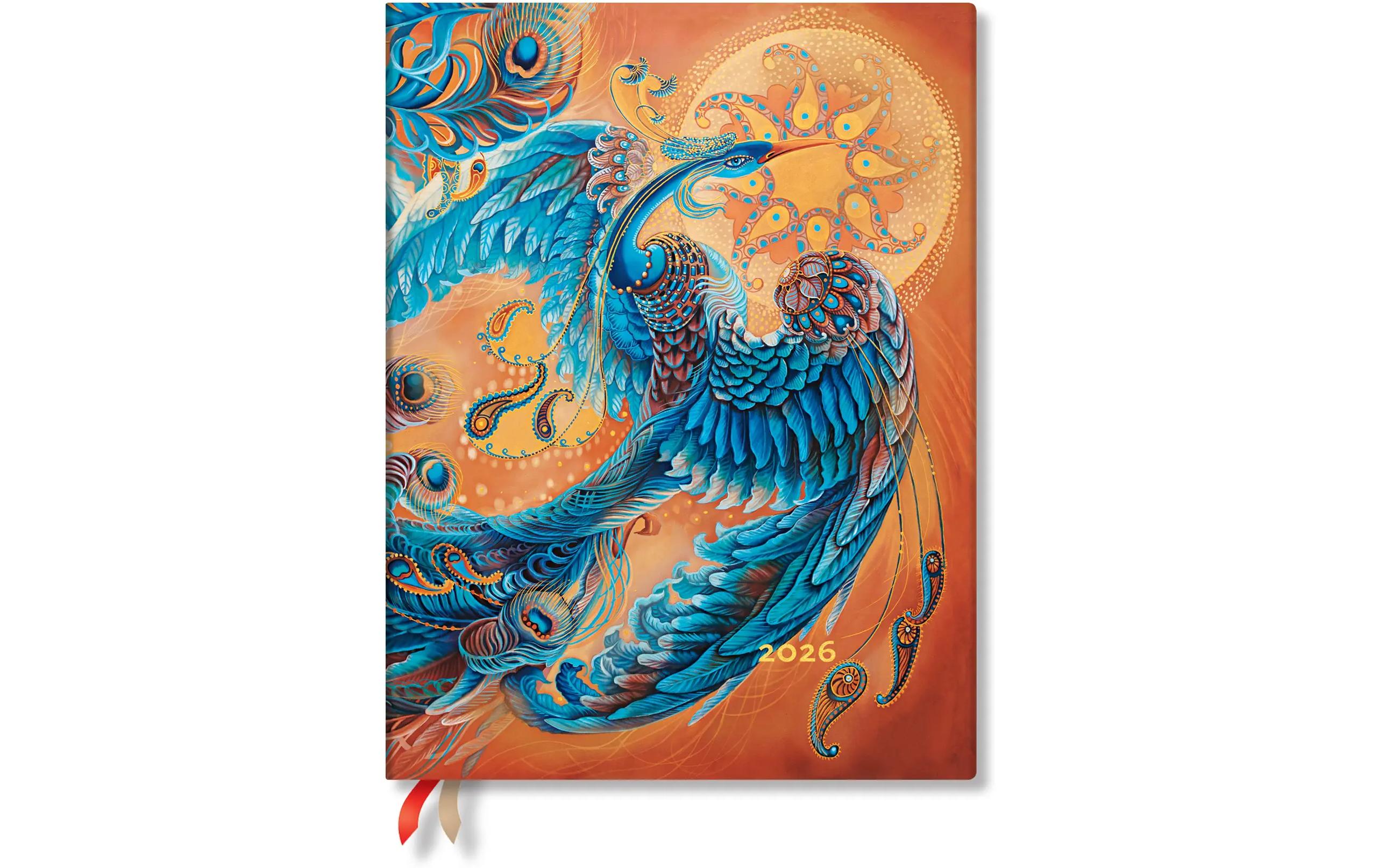 Tagesagenda Himmelsvogel Ultra 1 Woche auf 2 SeitenAgenda Ultra für das Jahr 2026, 18 x 23 cm