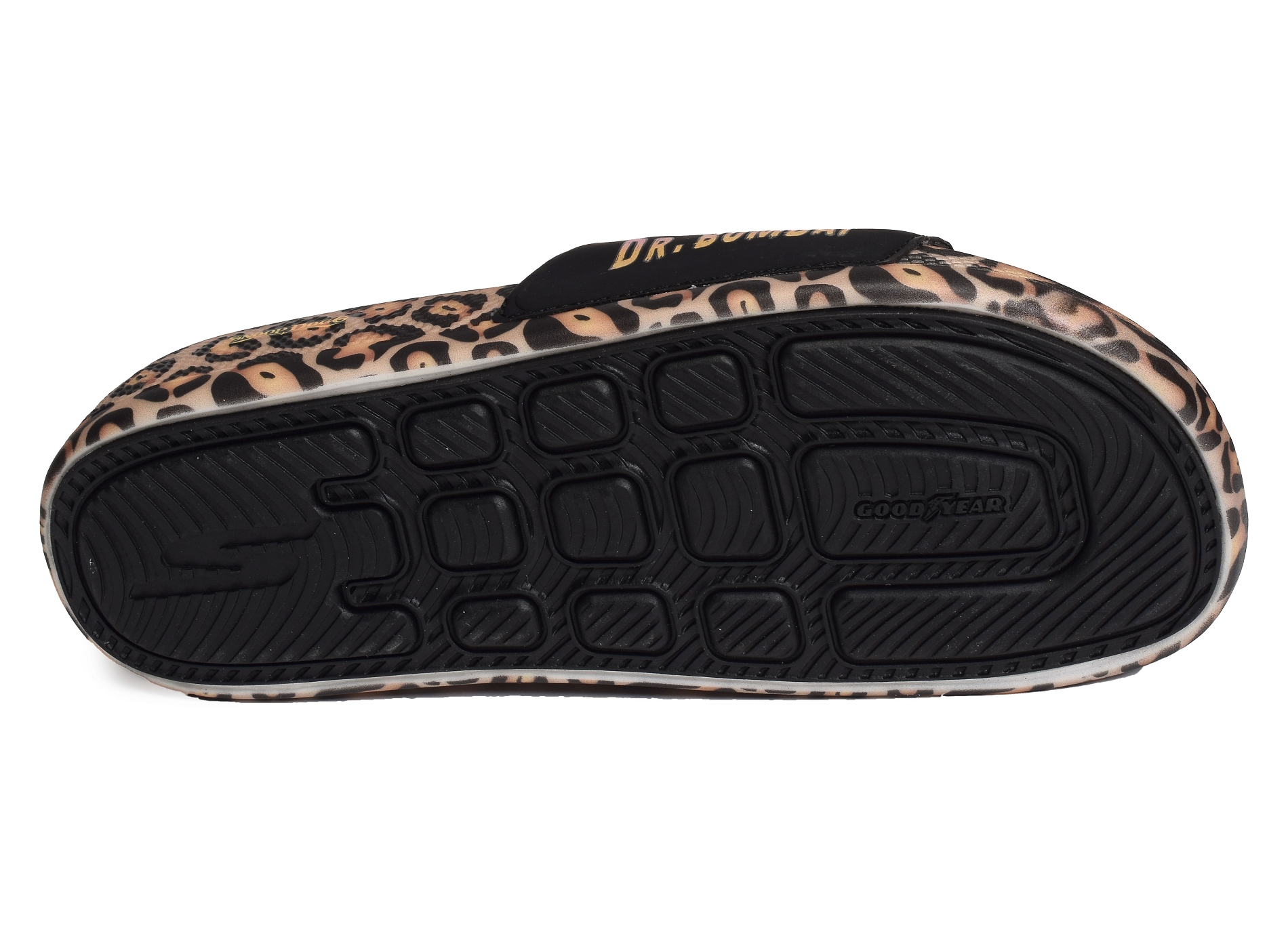 Sandal dr bombay noir léopard