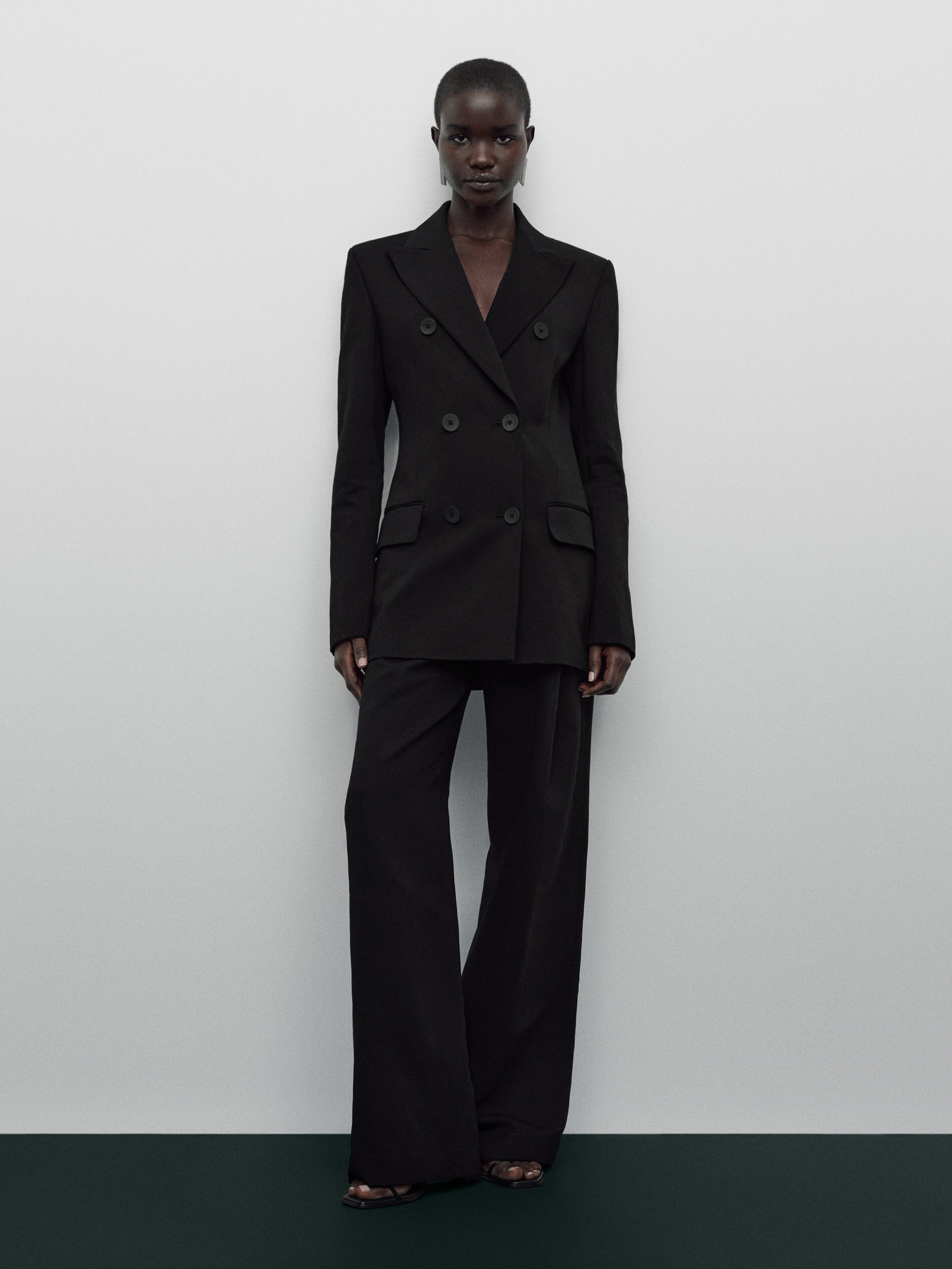 Pantalón traje negro Edição limitada - NEGRO