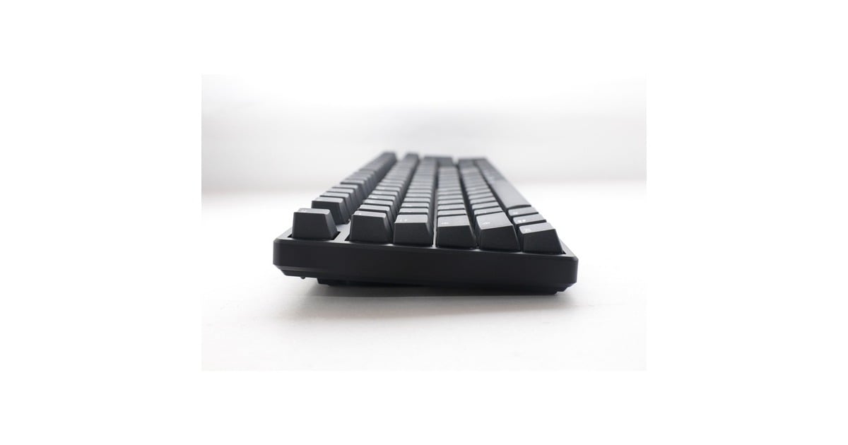 DuckyOrigin Phantom Black, toetsenbord  (Zwart, US lay-out, Cherry MX Silent Red, hot swap, PBT Double-Shot Keycaps)