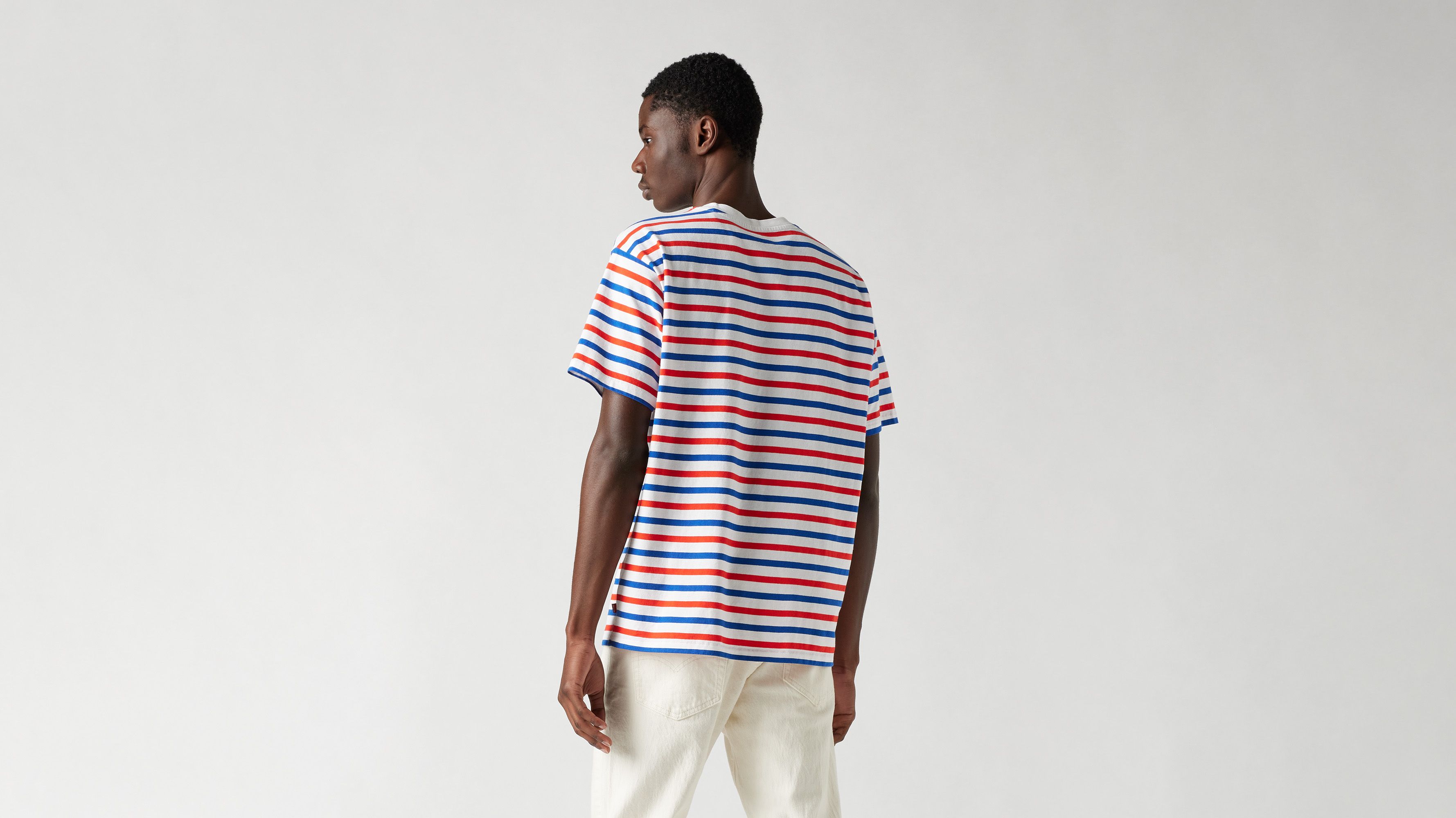 Levi's® Red Tab™ T-shirt vintage - Elysees White + Jersey - Bleu