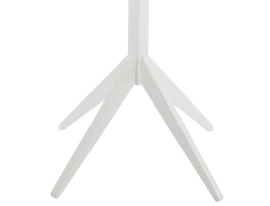 TOILINUX - Porte manteau Porte-manteau gary sur 4 pieds en mdf avec 8 accroches - bla...