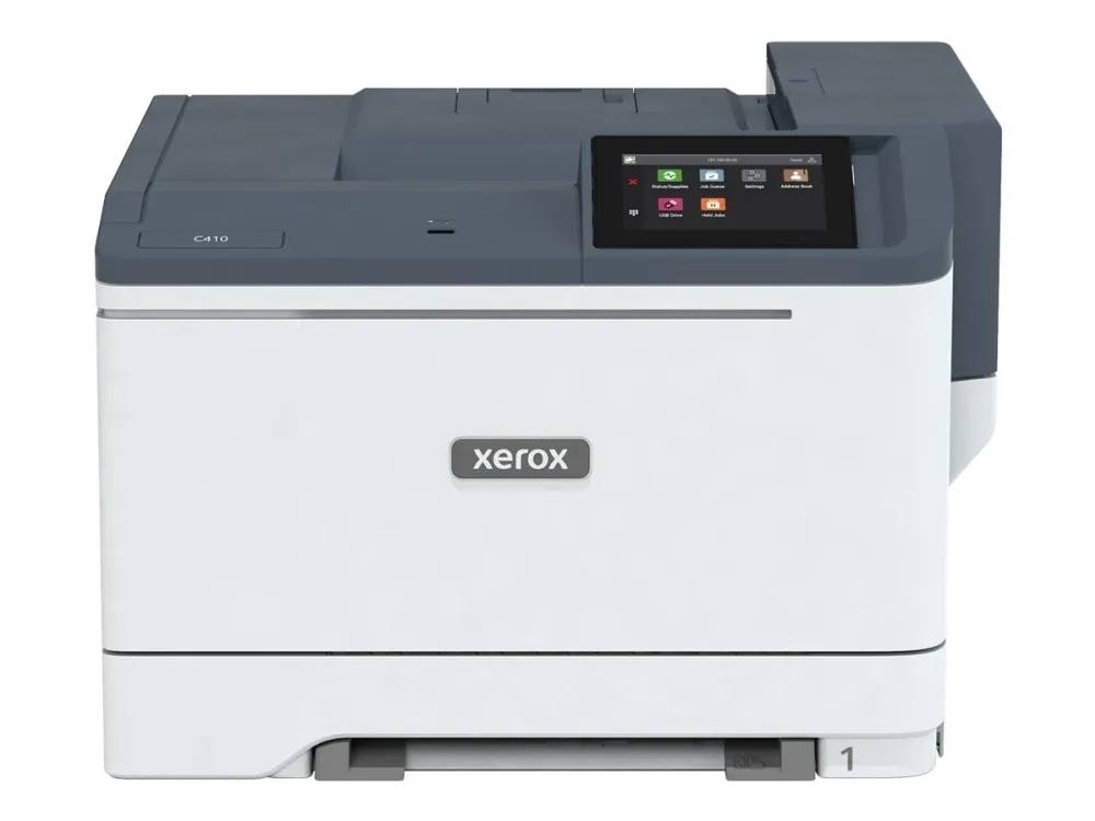 Xerox C410V_DN - Printer - Duplex - laser - A4/Legal - 1200 x 1200 dpi - op til 40 spm (mono) / op til 40 spm (farve) - kapacitet: 251 ark - USB, Gigabit LAN, USB 2.0 vært - Green World Alliance returneringsprogram