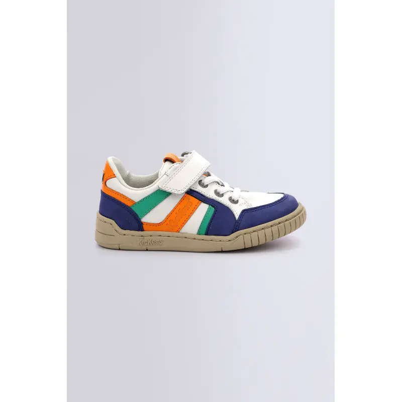 WINDO BLANC MULTICOLOR BASKETS BASSES Cuir Garçon
