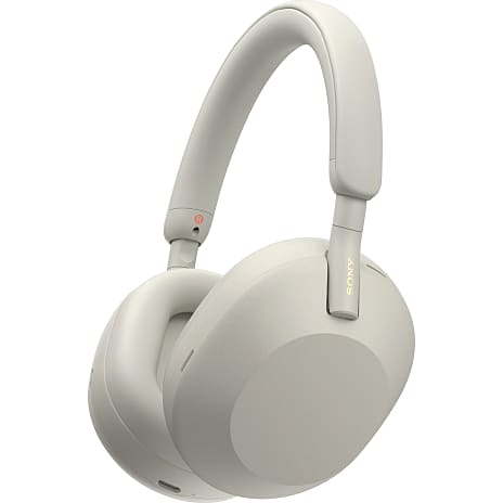 Sony WH-1000XM5 trådløse hovedtelefoner med støjreduktion - sølv