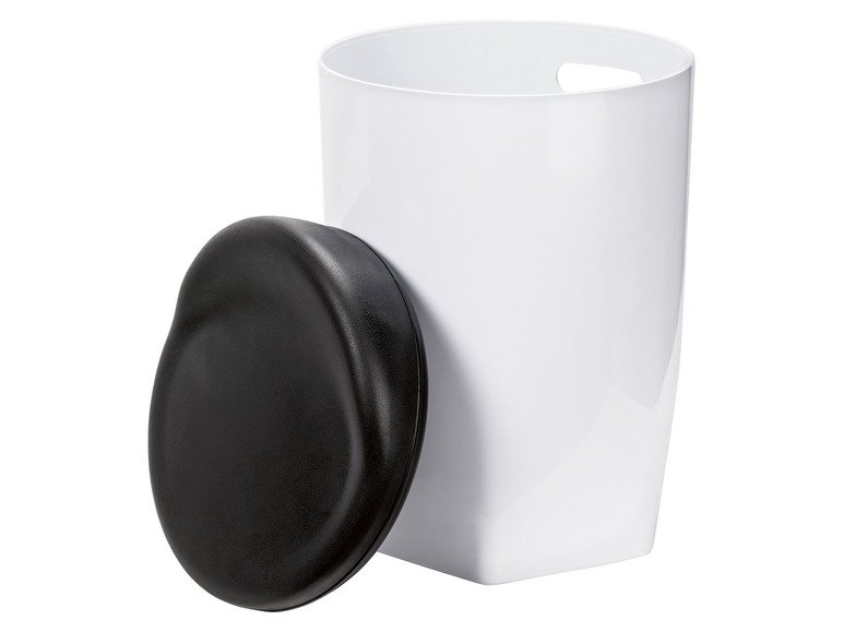 LIVARNO LIVING® hocker, 33,5 x 53 cm, met opbergruimte en handgreepgat, gemaakt van kunststof