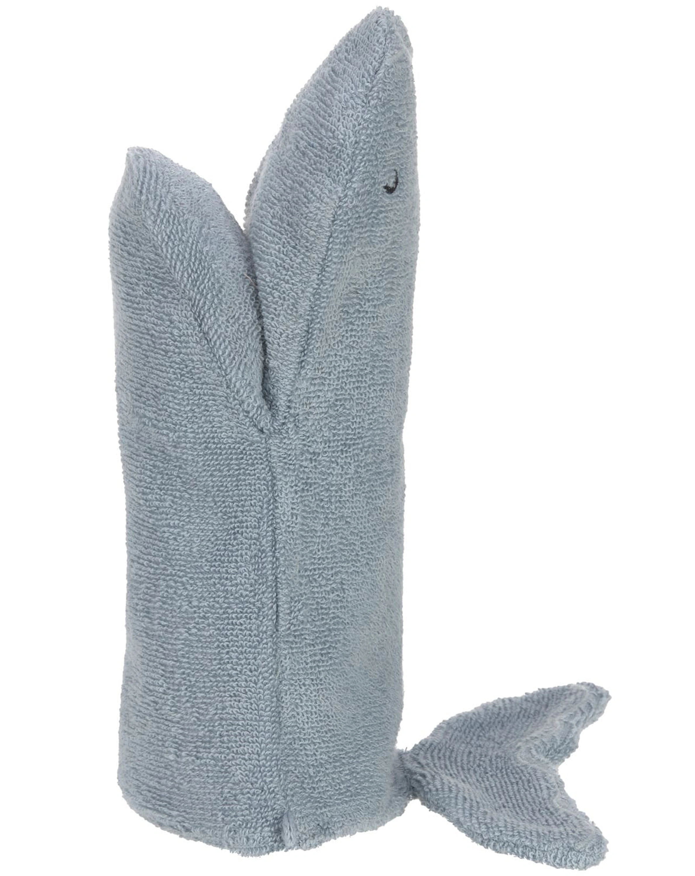 Spiel-Waschhandschuh WHALE in blau