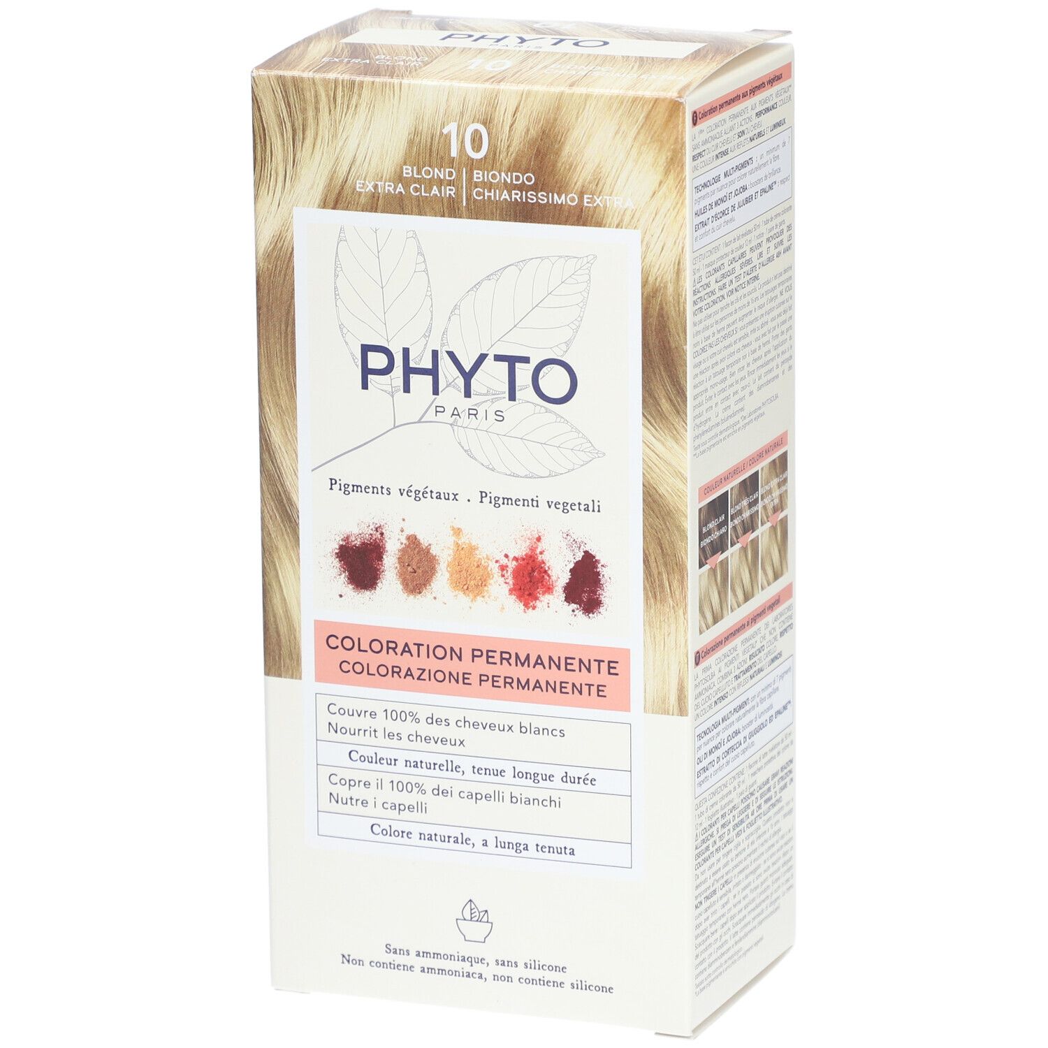 PHYTOCOLOR 10 Extra helles Blond