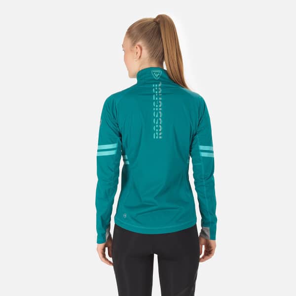 Veste ski de fond ROSSIGNOL W POURSUITE WARM JKT DARK EMERALD