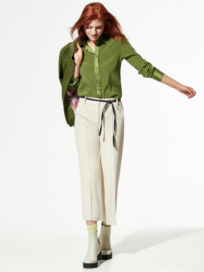 Seiden-Hemdbluse Edel-Basic