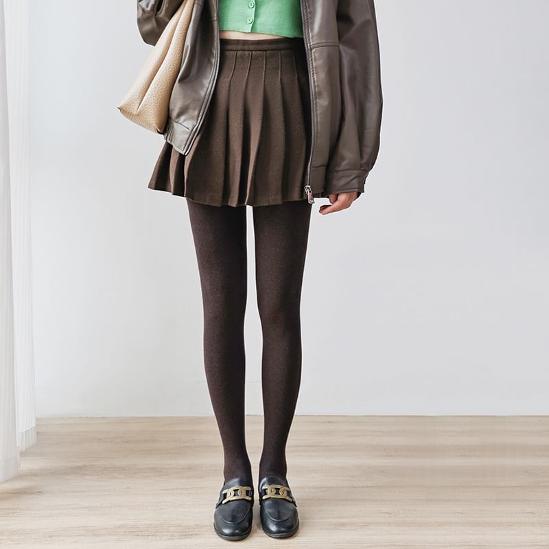 SHINSHIN - Hoge taille effen panty's / leggings