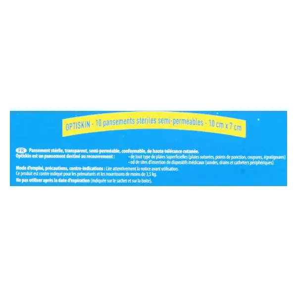 Curativo Urgo Nursing Care Optiskin 10 x 7 cm, 10 unidades
