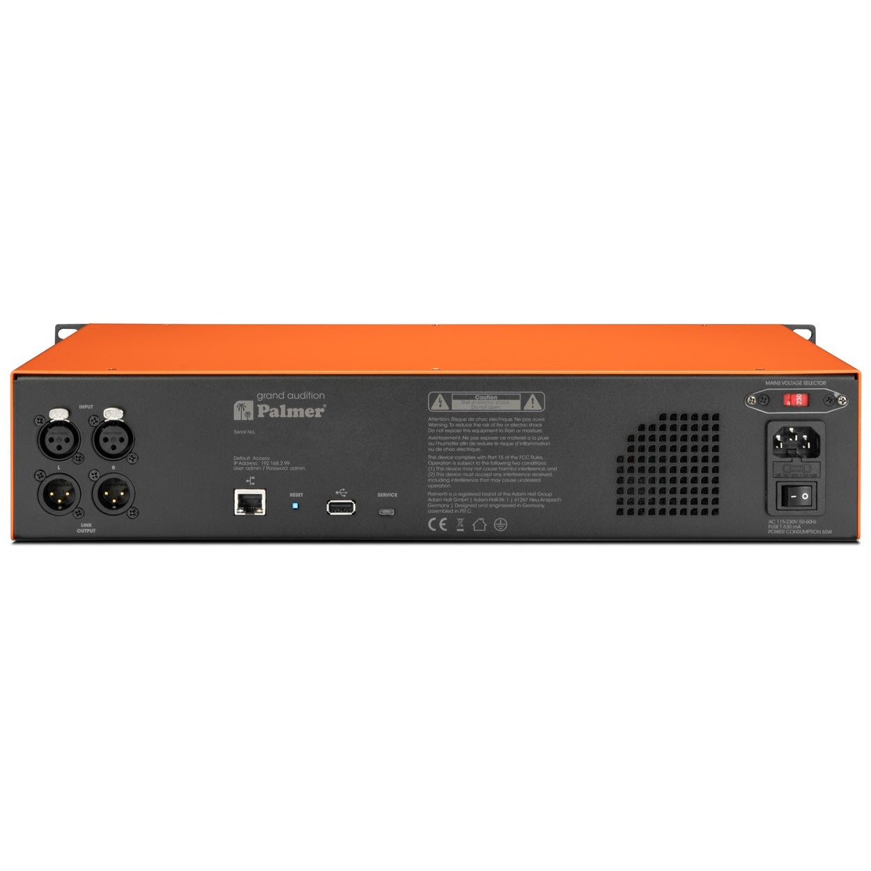 Palmer Grand Audition MKII 24-kanaals luidspreker schakelsysteem