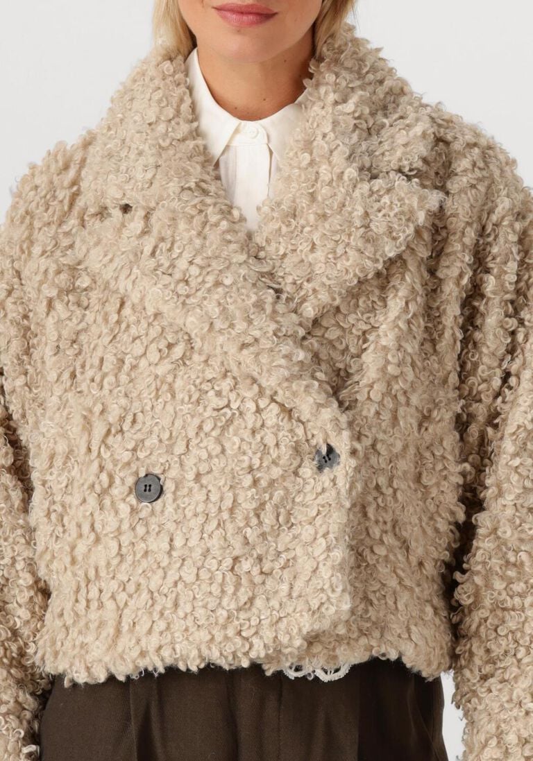 beige copenhagen muse teddy jas cmcurly-jacket
