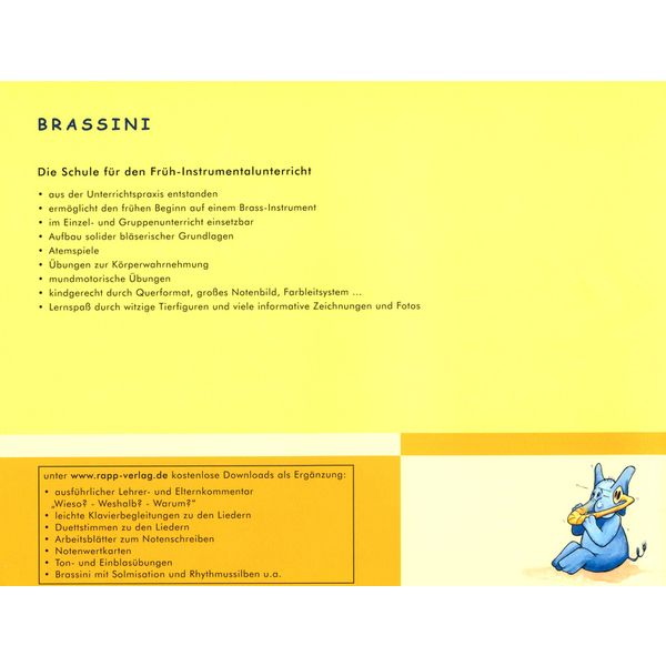 Horst Rapp Verlag Brassini Posaune 1