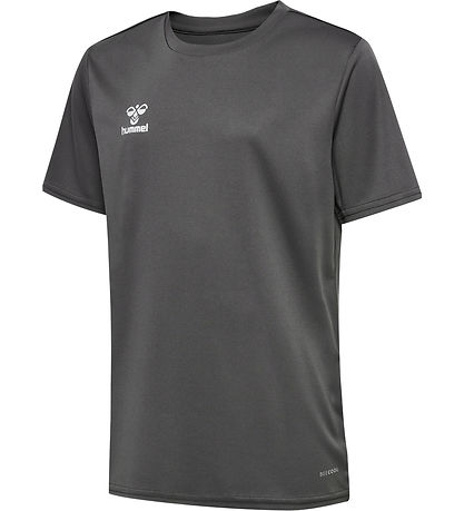 Hummel T-Shirt - HmlEssential Jersey - Steel Grau