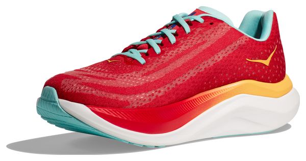 Chaussures Running Hoka One One Mach X Rouge Bleu Homme