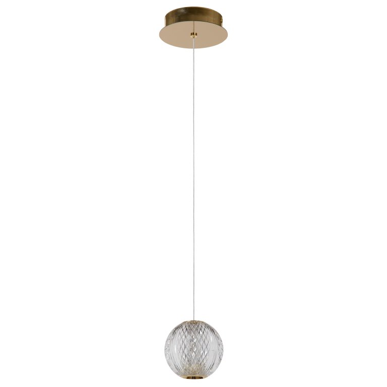 Lucide Cintra 1 hanglamp LED transparant