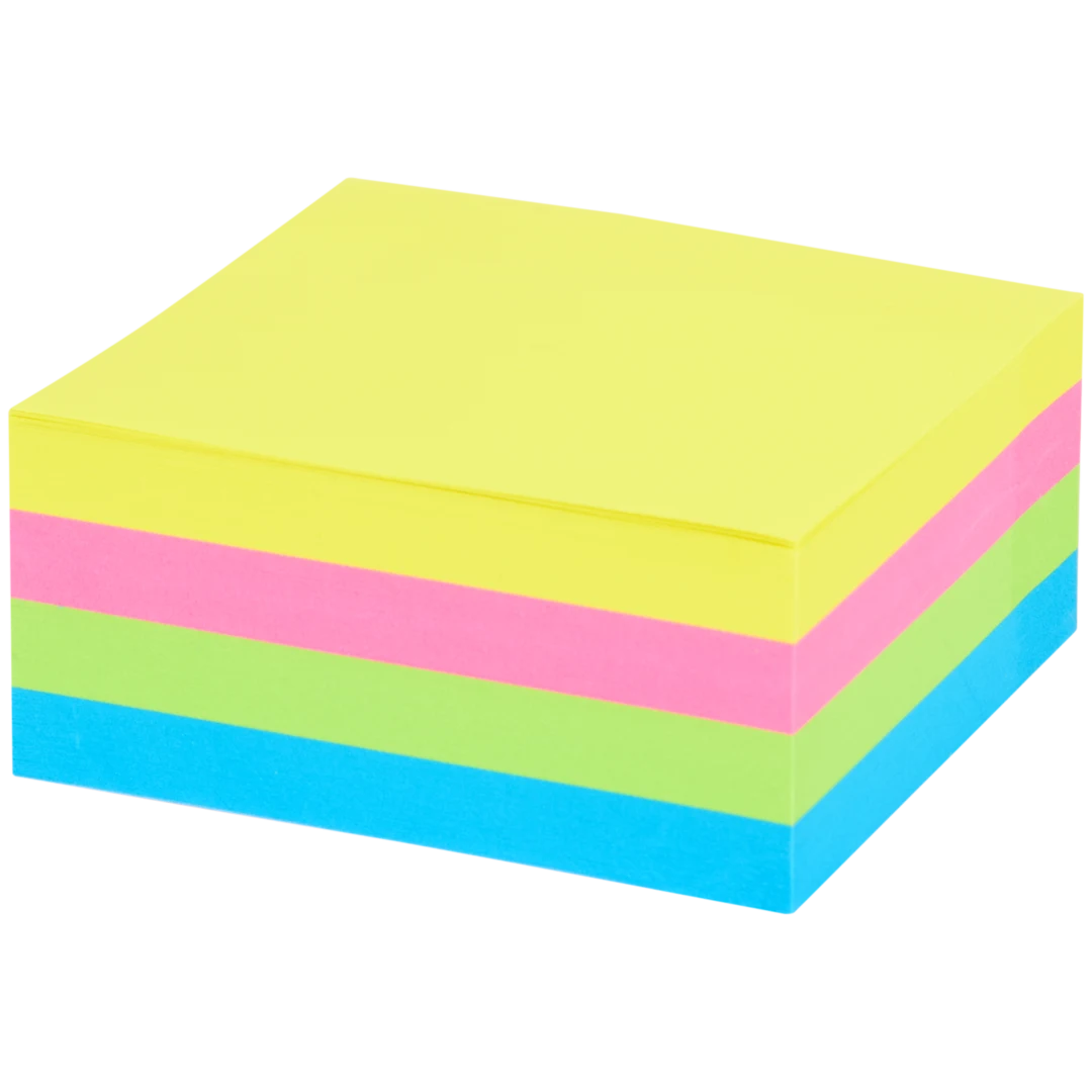 Office Essentials memoblok 4 x 100 vel