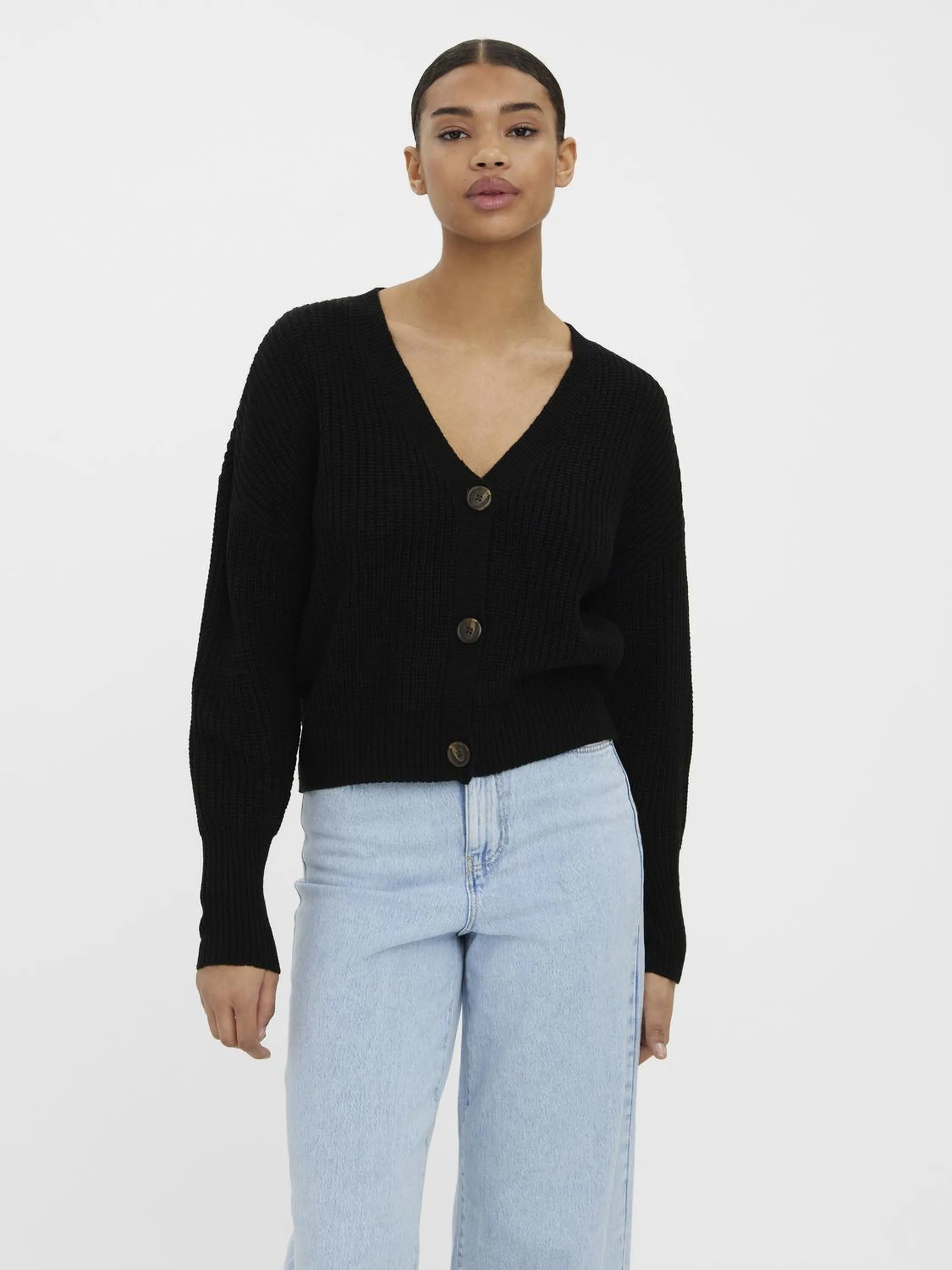 Vero Moda VMLEA LS V-NECK CUFF Cardigan