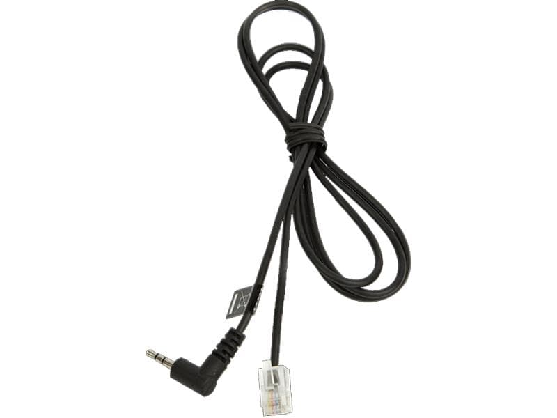 Jabra Anschlusskabel  ST25FCC RJ-10 - 2.5 mm Klinke 1 m Verbindungskabel für schnurlose Headsets zu Festnetztelefonen mit 2.5 mm Klinkenanschluss. Bitte informieren Sie sich in unserer Kompatibilitäts-Übersicht darüber, welches Kabel das richtige für