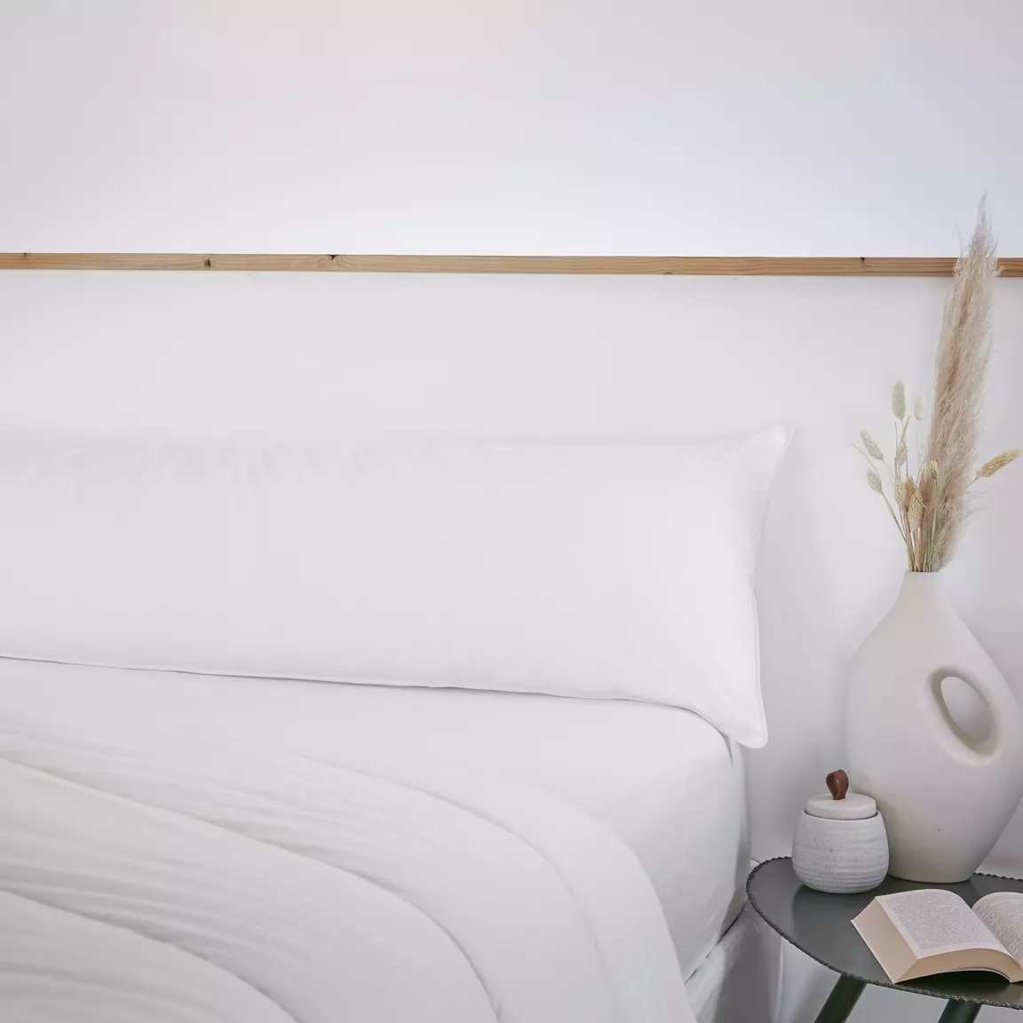 Traversin coton anti acarien (160 x 40 cm) Sirius Blanc