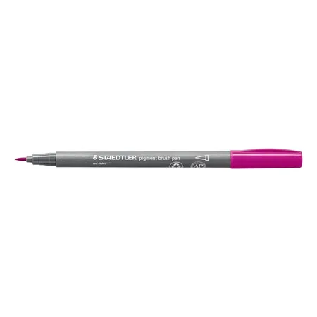STAEDTLER® pigment brush pen 371 - rotlila