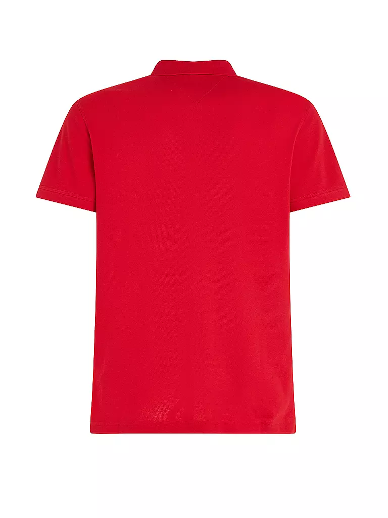 TOMMY HILFIGER Poloshirt Slim Fit rot