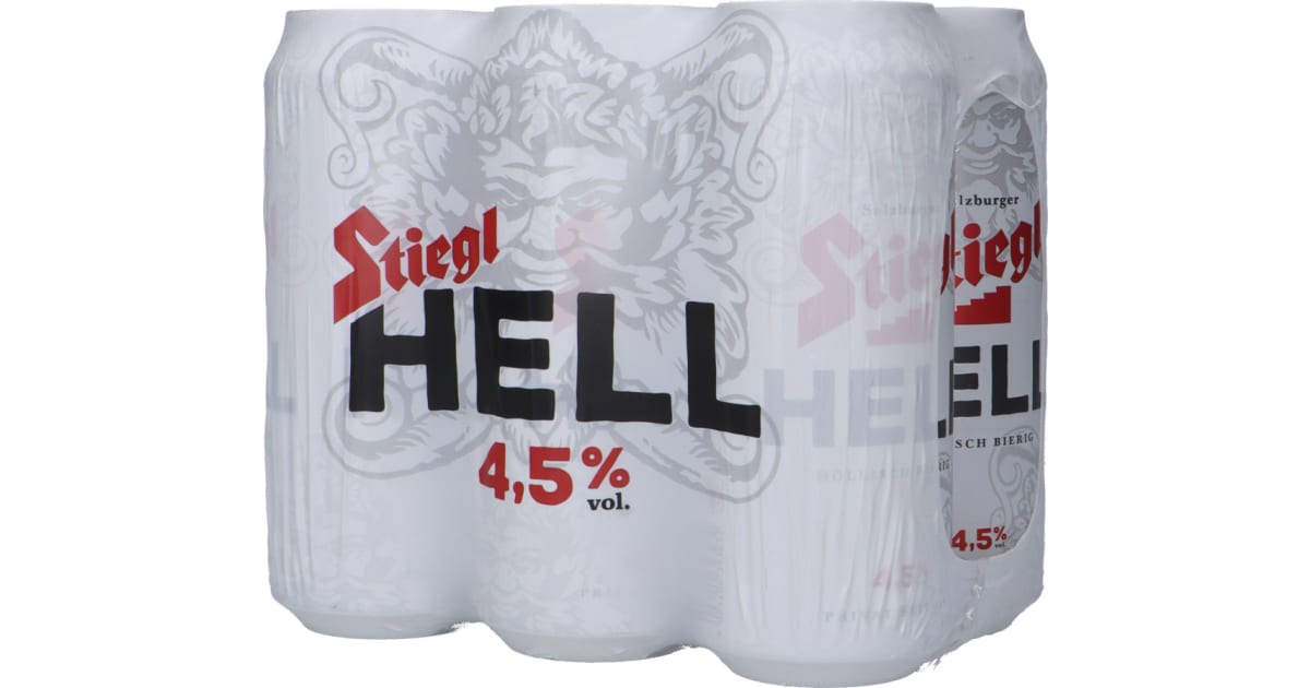 Stiegl Hell Tray 6x 0,5 Liter Dose (Einweg)