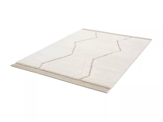 Peddie - Tapis d’inspiration berbère - Écru - 160x230cm