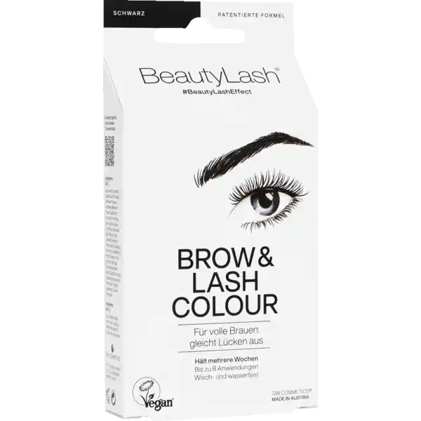 Färbeset für Augenbrauen & Wimpern schwarz