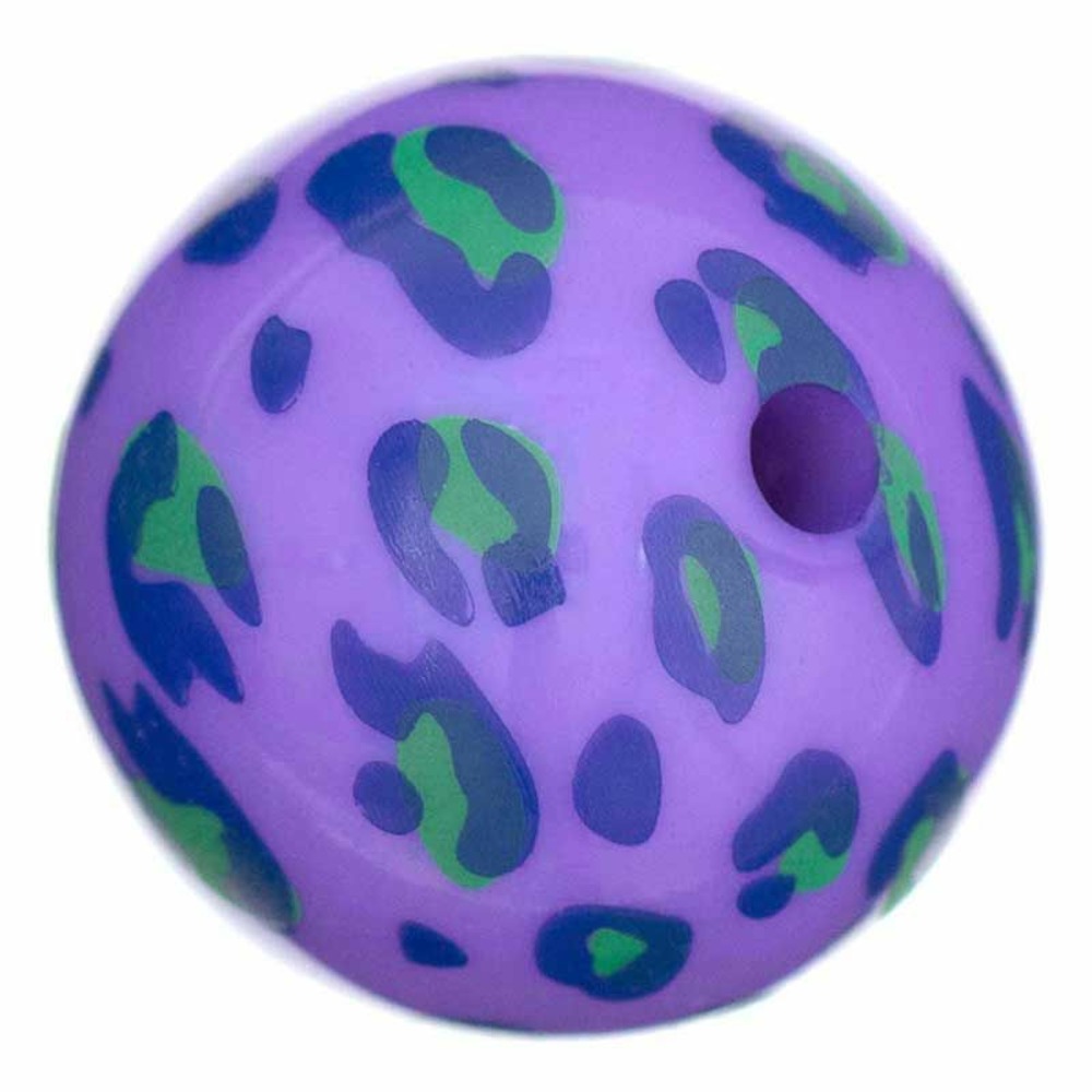 5 perles acid leo lilas ø 16 mm