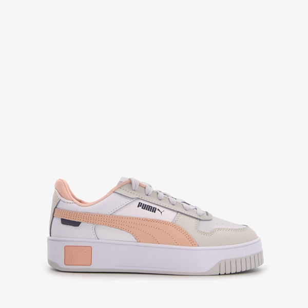 Puma Carina Street kinder sneakers wit/roze