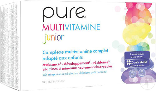 Pure Multivitamine Junior 60 Comprimés À Croquer
