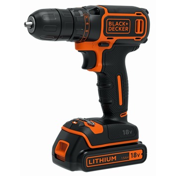 BLACK+DECKER accuboormachine BDCDC18B-QW + extra accu