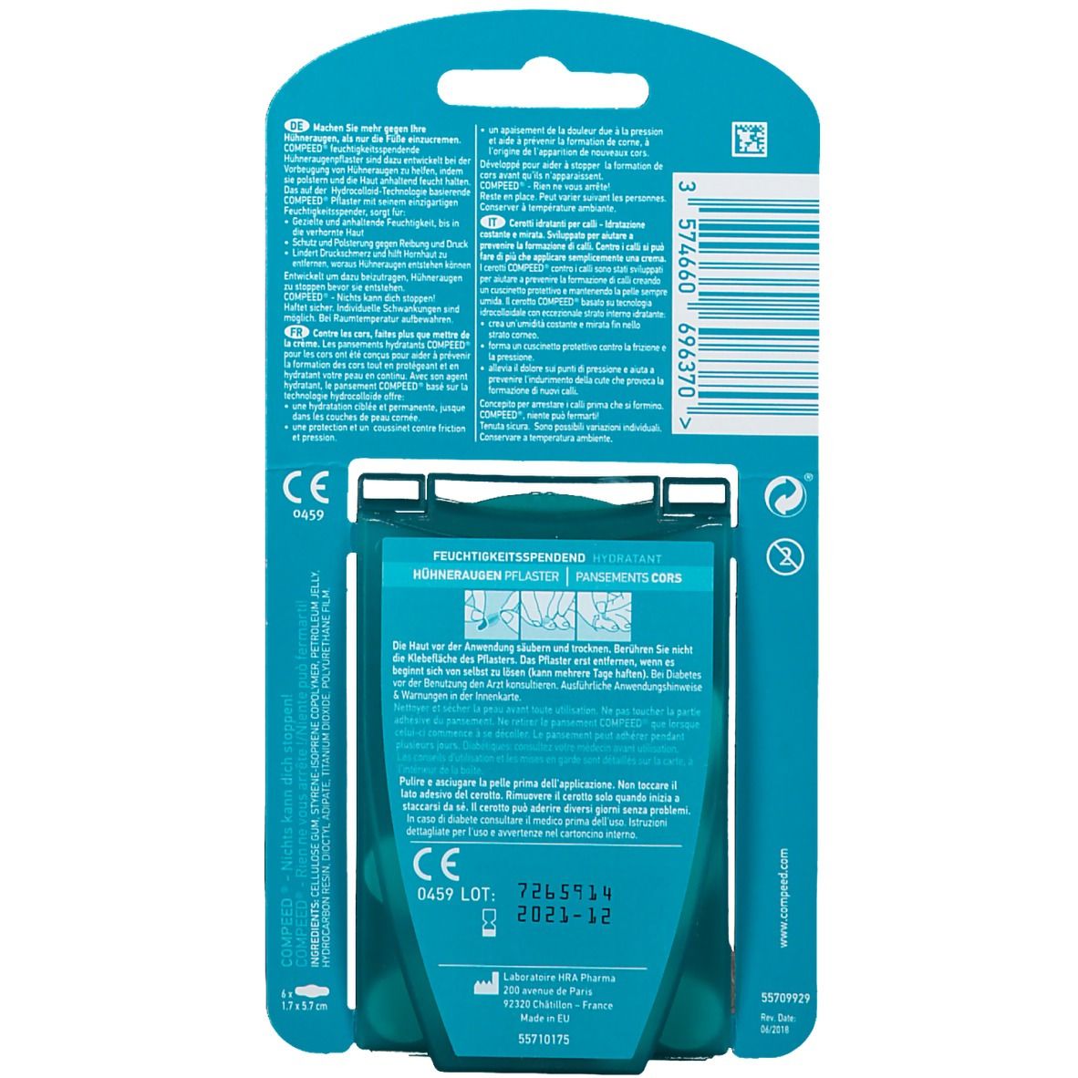 Compeed® Hühneraugenpflaster Medium feuchtigkeitsspendend
