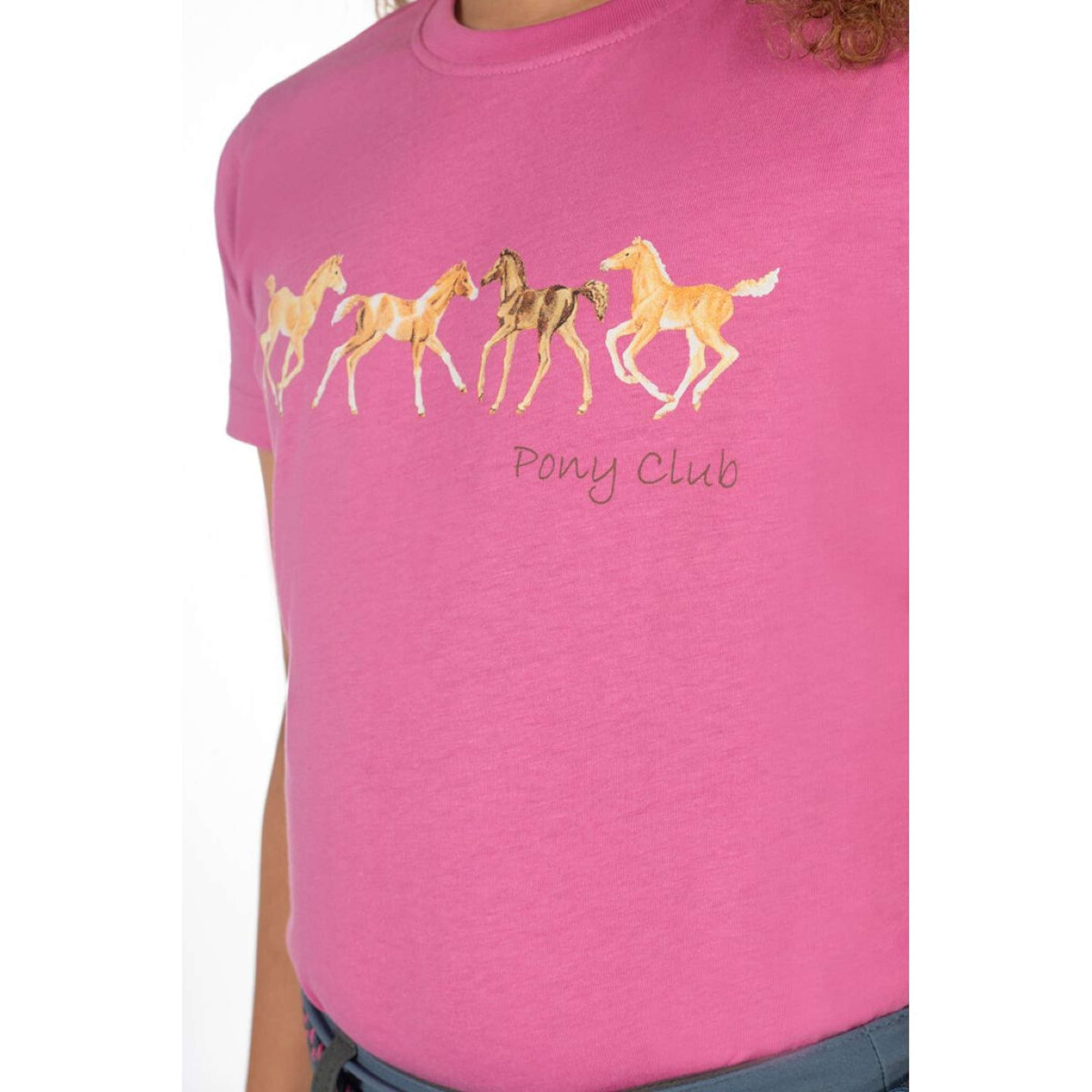 HKM T-Shirt Pony Club Roze