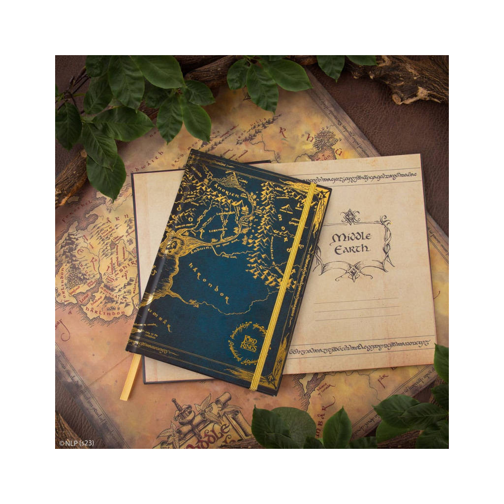 Le Seigneur des Anneaux - Cahier A5 Map of Middle-Earth