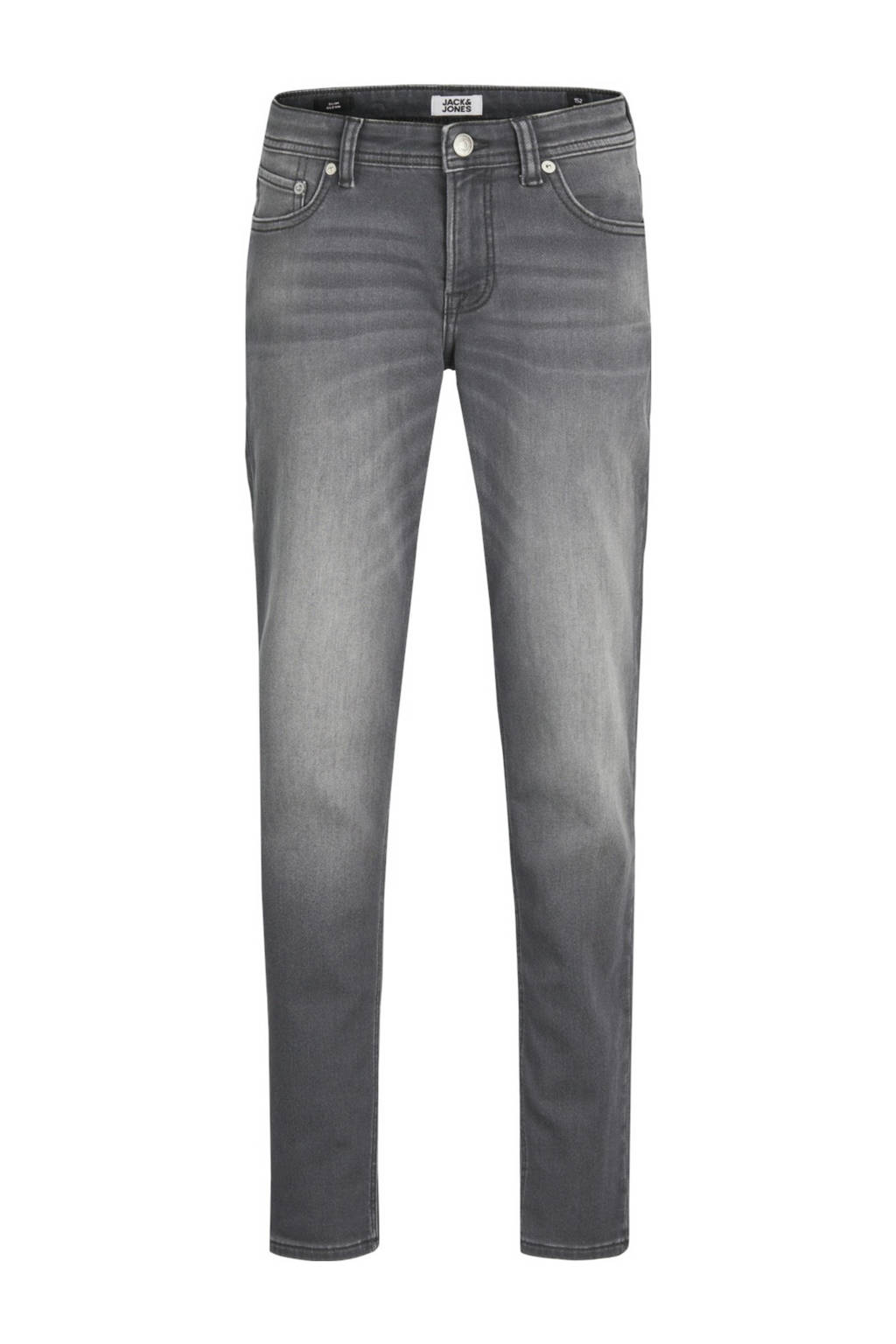 JACK & JONES slim fit jeans JJIGLENN JJORIGINAL grey denim