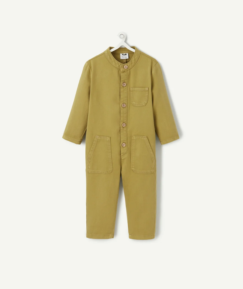 COMBINAISON BÉBÉ GARÇON EN VISCOSE RESPONSABLE VERTE