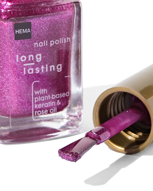 vernis à ongles longue durée festive fuchsia
