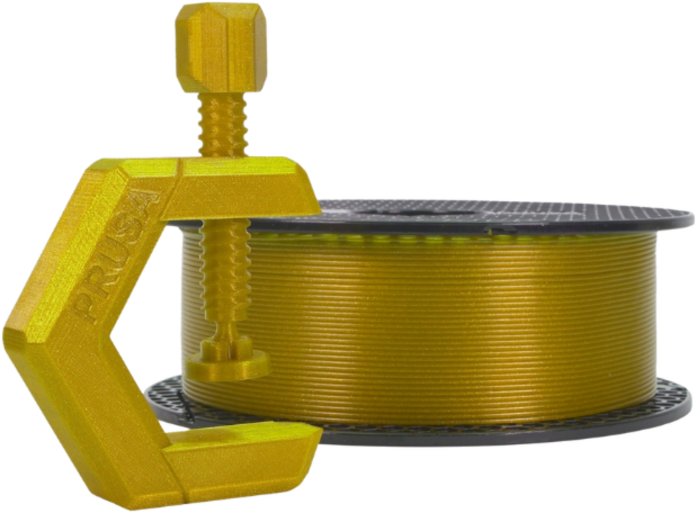Prusa  Prusament PETG Yellow Gold (NFC), 1,75 mm / 1000 g    Vielseitiges PETG Filament in Yellow Gold