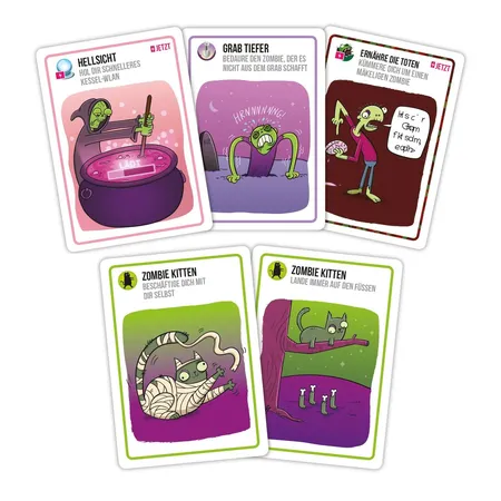 Asmodee Exploding Kittens Zombie Kittens