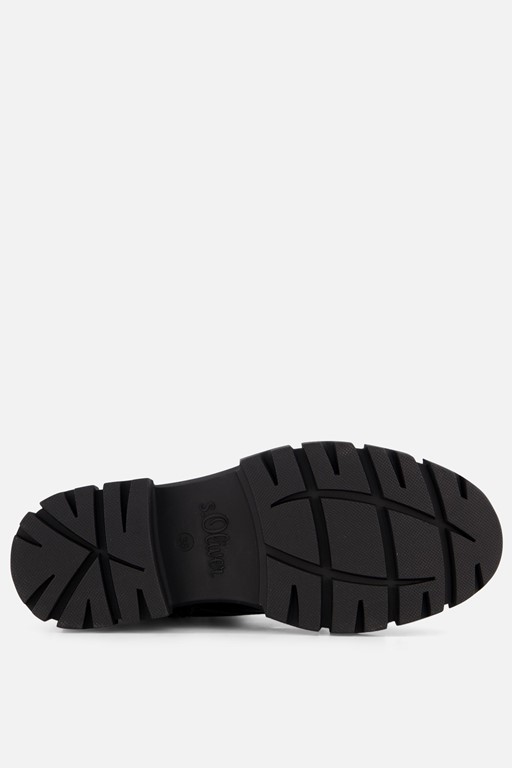 S.Oliver Veterboots zwart Synthetisch