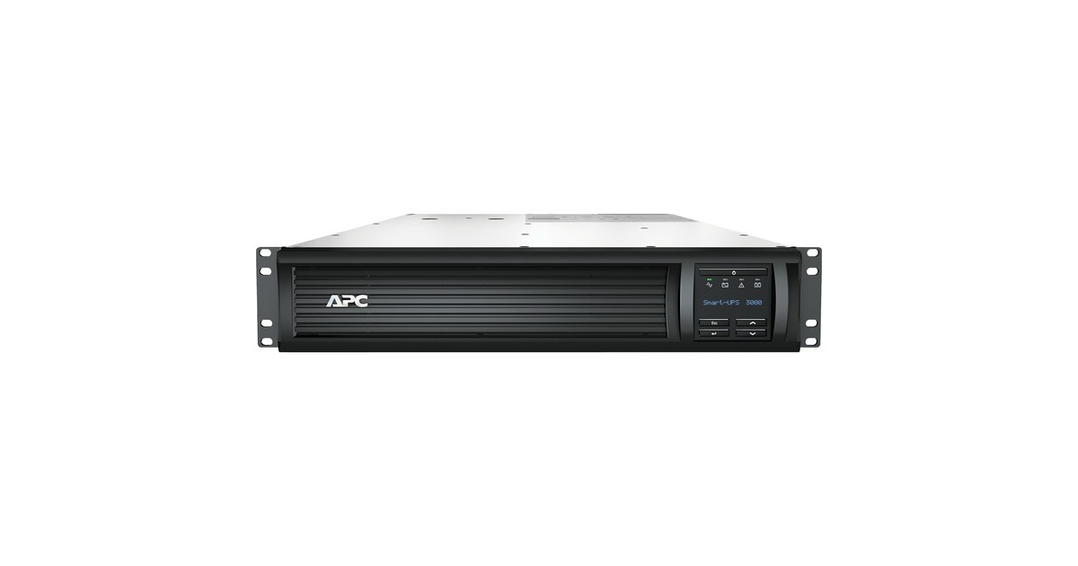 APCSmart-UPS 3000VA noodstroomvoeding ups  (Zwart, 8x C13, 1x C19, USB, 2U, NMC, SMT3000RMI2UNC)