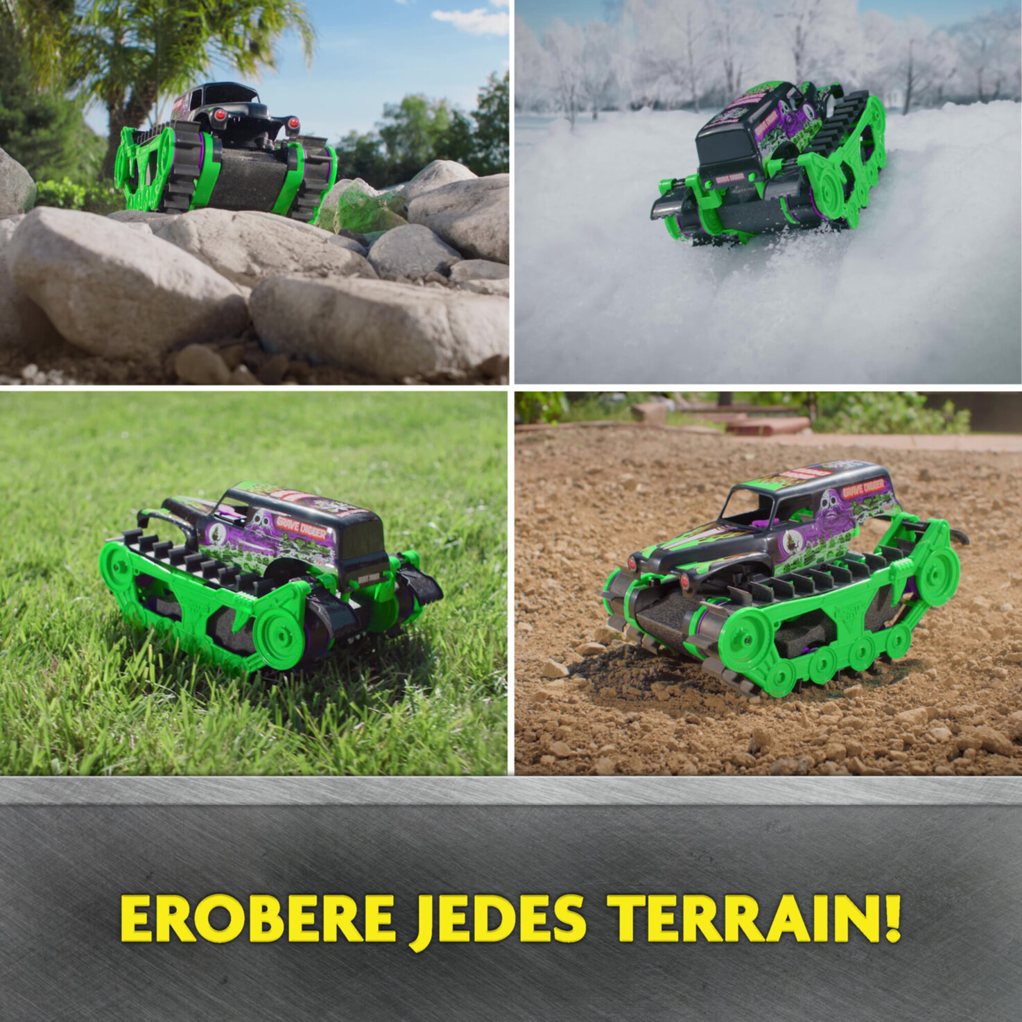Spinmaster MonsterJam Grave Digger Trax