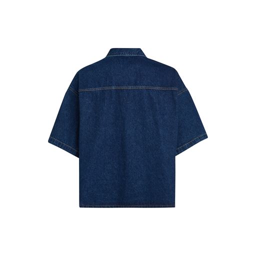 Calvin Klein Jeans Kortærmet Skjorte, Denim Dark, M
