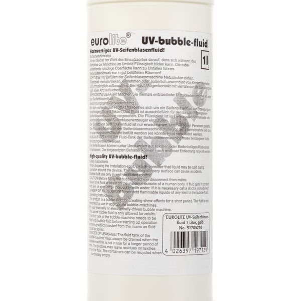 Eurolite UV Bubble Fluid 1 lt.