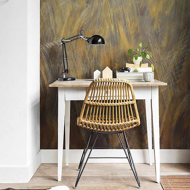 Peinture aérosol Color Touch multi supports Dulux Valentine effet noir métallisé 400ml